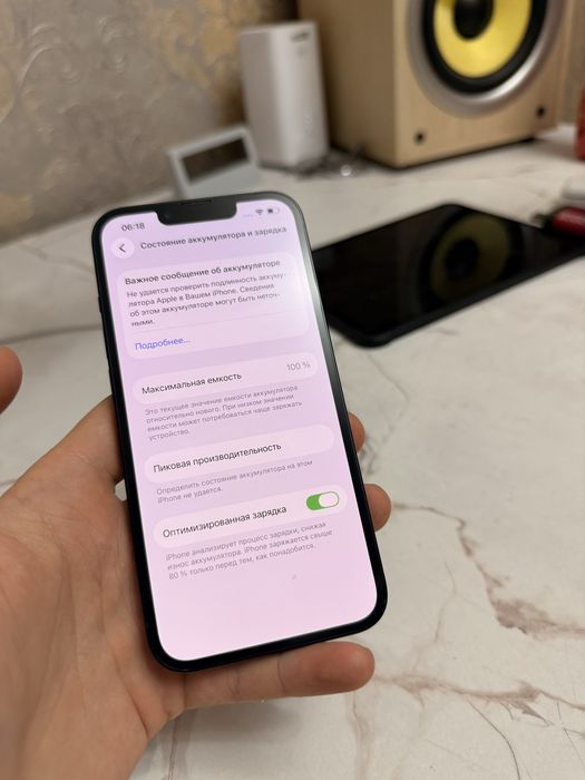Айфон 13 в черном цвете 128 гб