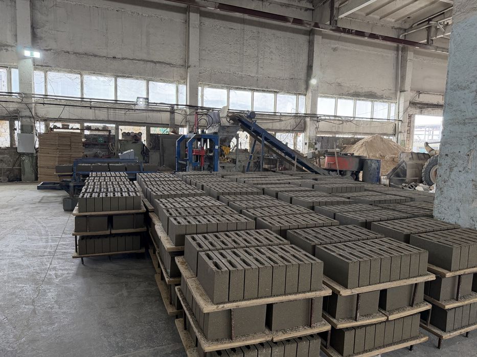 Производство пескоблока