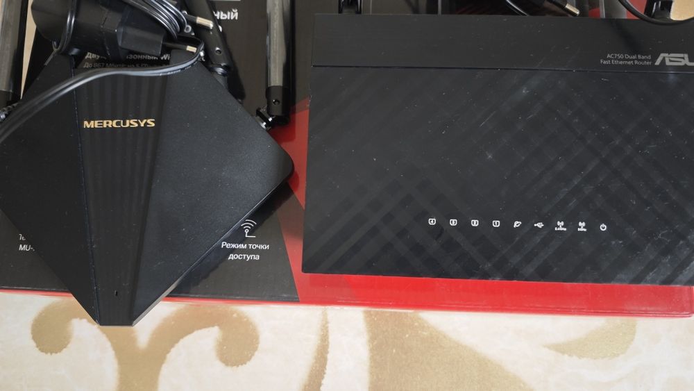 2та вайфай роутерлар сотилади меркусус ва асус