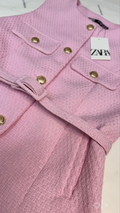 Твидовая жилетка ZARA