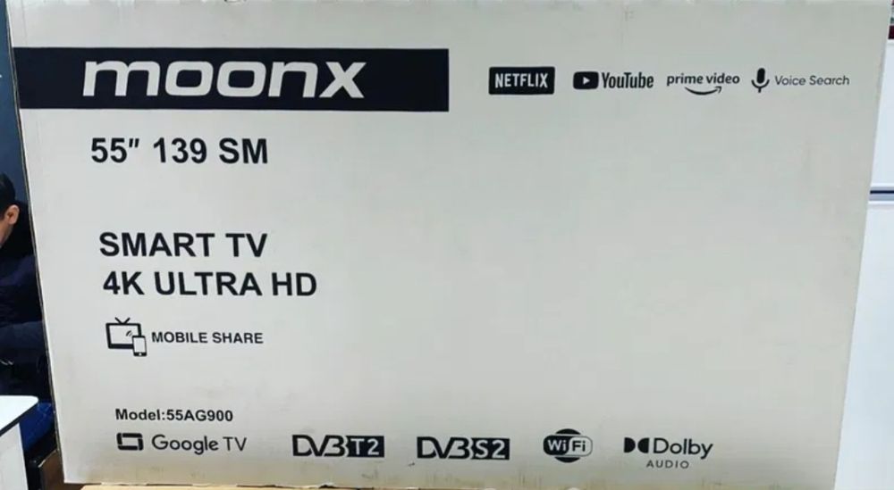 Moonx smart android 55, 50, 4к