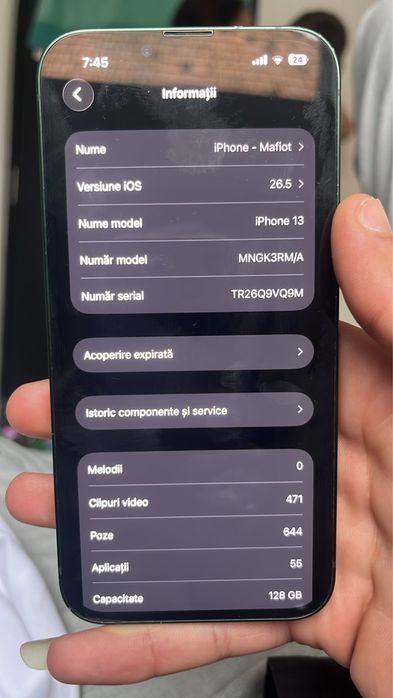 Vand schimb iphone 13 verde