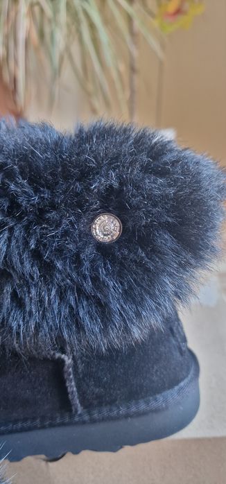 Ugg Valentina, originale, cu swarovski, 37, negre