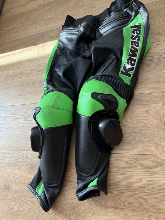 Мъжки кожен мото екип Кавазаки - Размер 56