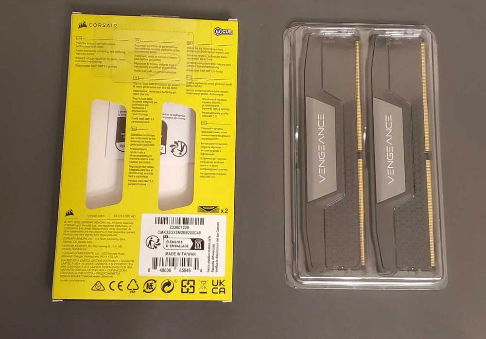 RAM Corsair Vengeance Kit 32Gb DDR5 5200MHz