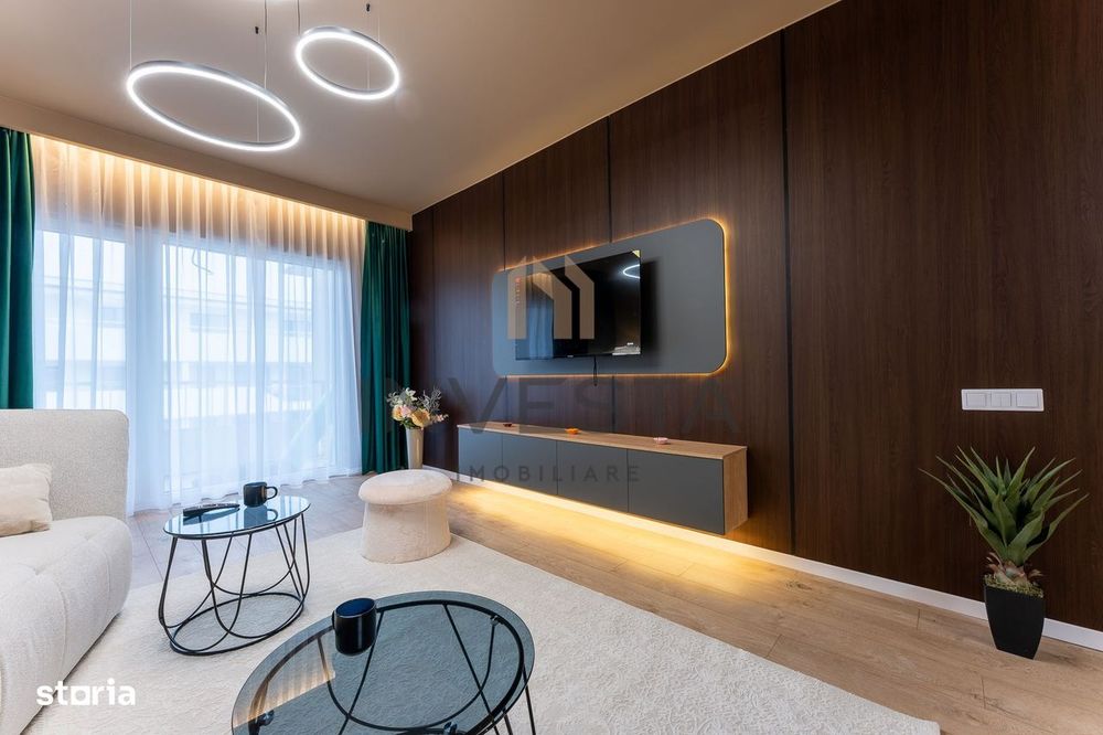 2 camere spatioase, finisaje de lux, bloc nou – Floresti — fotografia 1