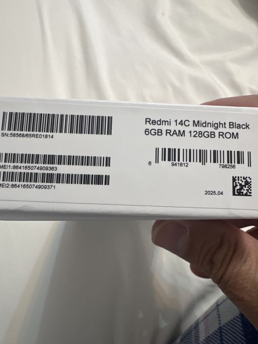 Vand REDMI 14C  12 GB. 128 GB NOU CU GARANTIE 24 luni