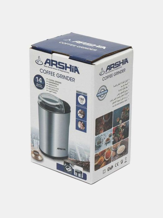 Кофемолка Arshia AS2001 электрическая ротационная, 160 Вт kf4