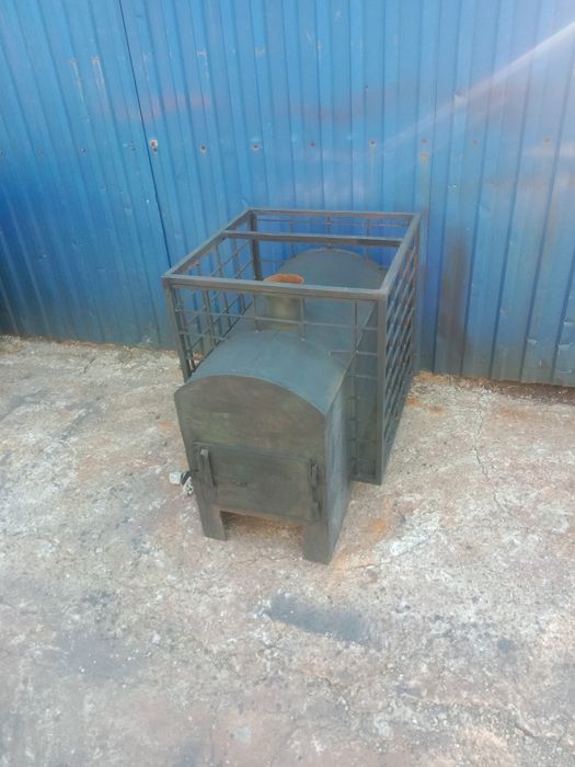 Печь банная Бак под воду 150 литров