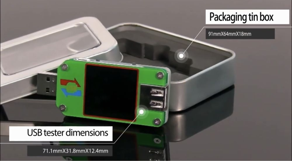 Цифровой USB тестер с Bluetooth