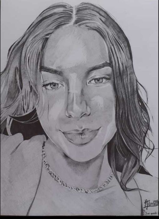 Portrete in creion sau  acryl