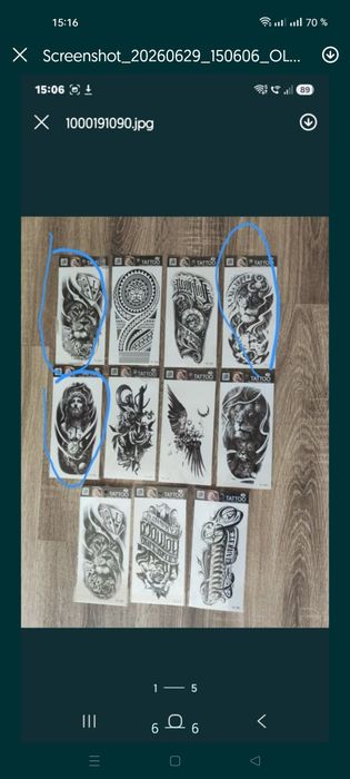 Tatuaje temporare aplicare rapida cu apa