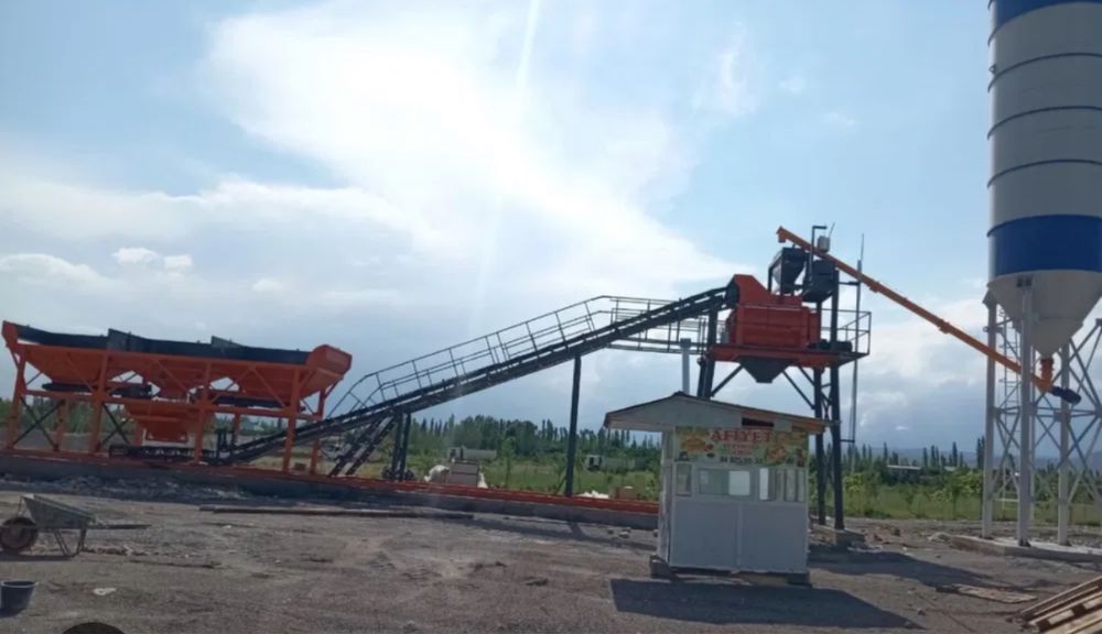 Бетон завод 60 куб ленточный. Sicoma мещалка