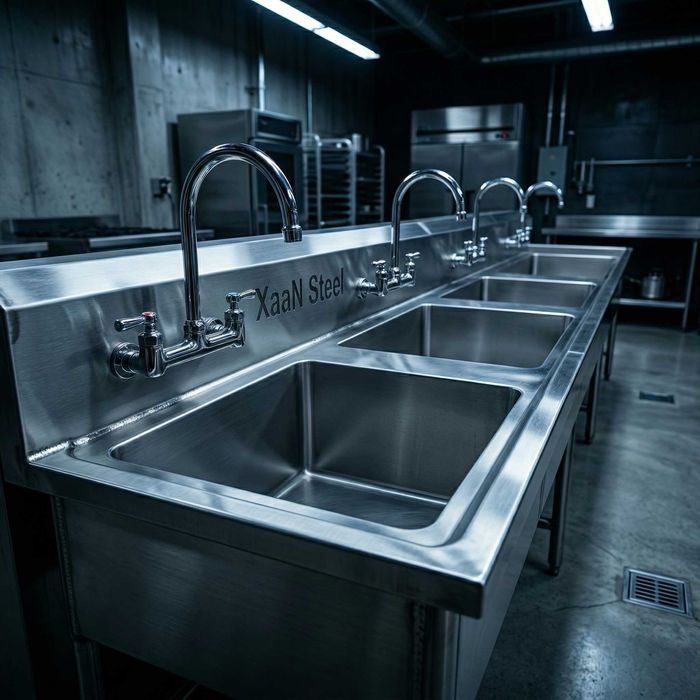 Ванна моечная 3-секционная / Nerjaveyka moyka 3-talik — XaaN Steel