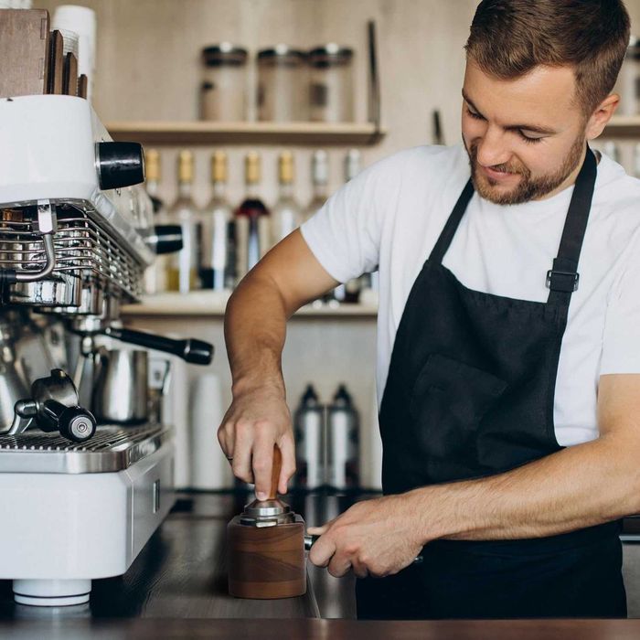 Дървена Станция за тампери за кафемашина