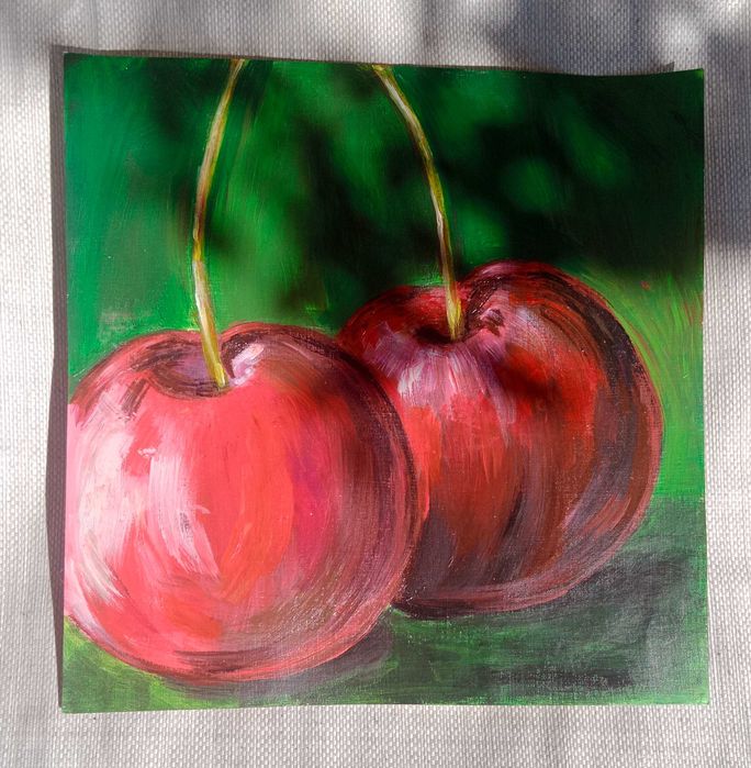 Картина интерьерная "Вишня"