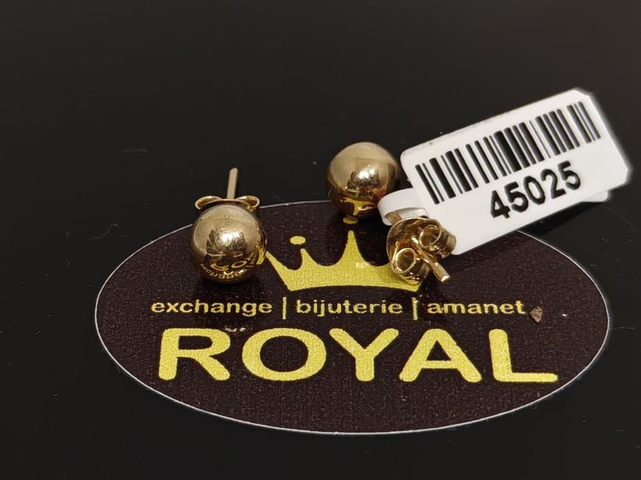 Bijuteria Royal: Cercei aur 14k/1.47 gr