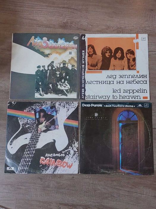 Платстинки Beatles, David Bowiy и др.