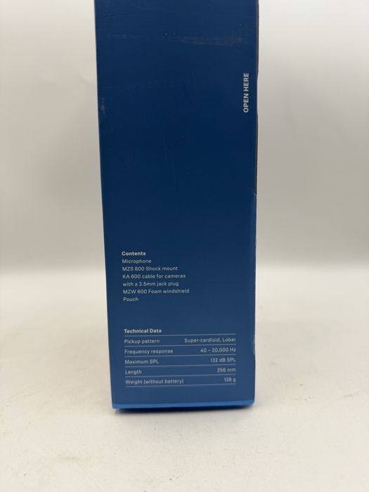 Sennheiser MKE600 Microfon Shotgun Condenser