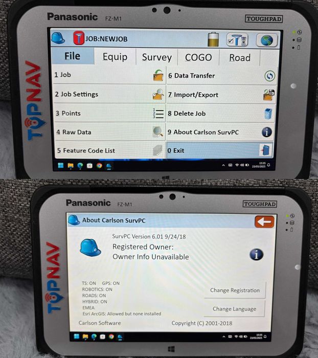 Tableta  Rugged Panasonic FZ-M1 GPS Controler SURVCE Magnet Field