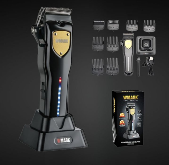 Masina De Tuns Profesionala BIRAI Sonic cu Acumulator, Stand incarcare