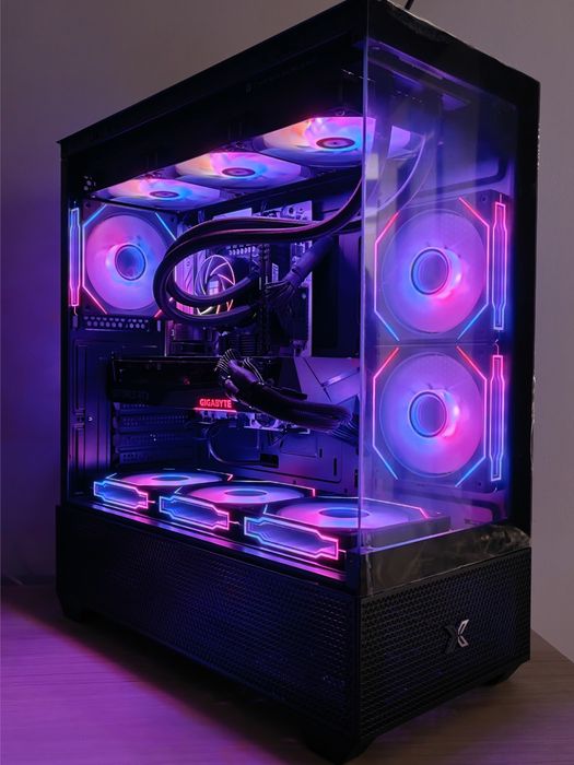 Геймърски компютър RTX 3070 + i9-12900HX, водно охлаждане 360mm, 1TB NVMe