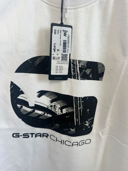 Г-Стар тениска с етикит