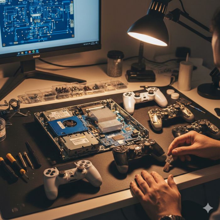 Reparații Controllere PS4/PS5 — Stick Drift, Mentenanță & Alte Defecte