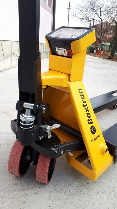 Transpalet cu cantar 2000 kg omologat/neomogat