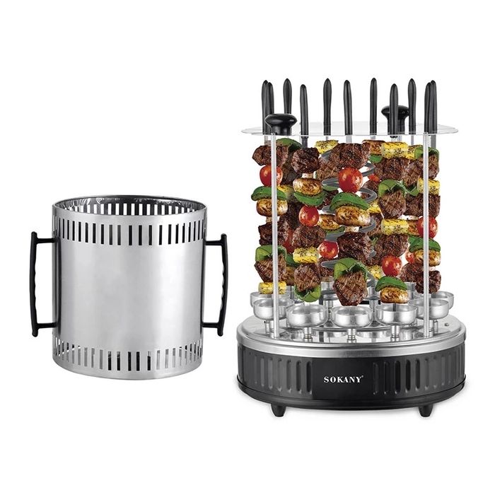 Шашлычница Uy sharoitida tutunsiz shashlik pishirish электрошашлычница