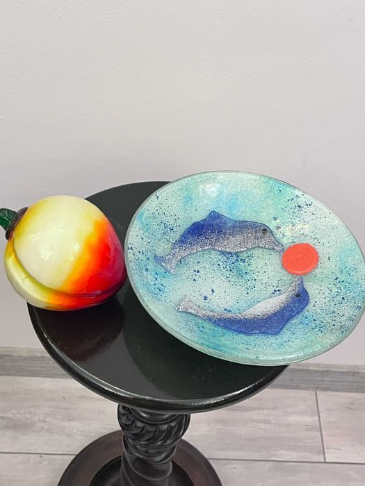 Set bibelou si platou vechi cristal de MURANO bibelouri ieftine marcat