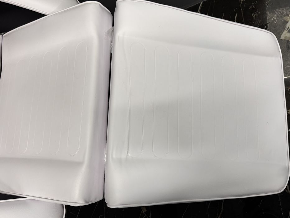 Scaun cosmetic hidraulic Sillon V2 210 – alb rece | Nou