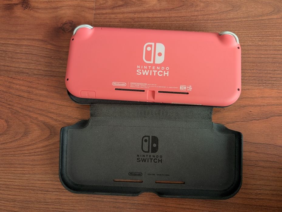 Nintendo switch lite цвет коралловый