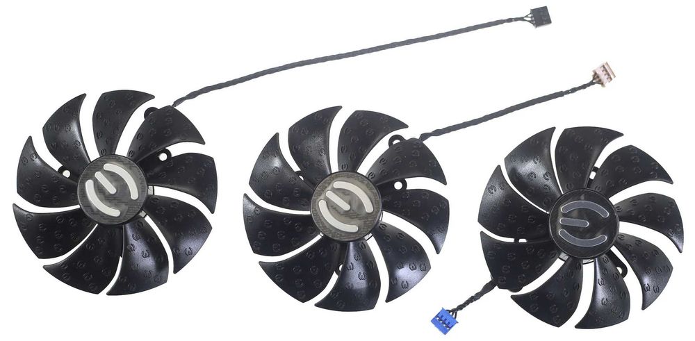 Вентилатори за видео карта EVGA RTX 3070, 3080, 3090 XC3 BLACK FTW3
