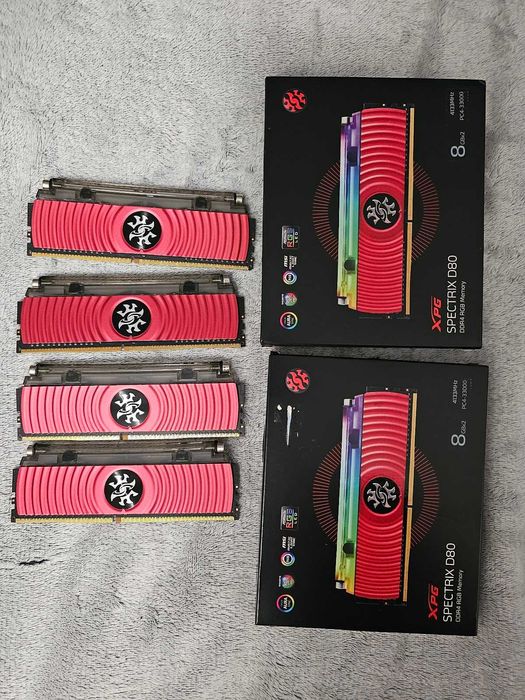32GB DDR4 (4x8GB) 4133MHz 19-23-23 ADATA XPG Spectrix D80 B-die