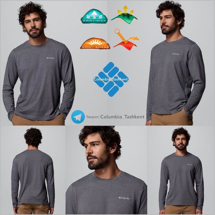 Columbia® Весенно-Летние Футболки с длинным рукавом из США