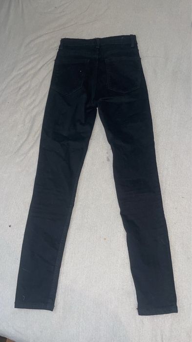 Черни тесни дънки zara