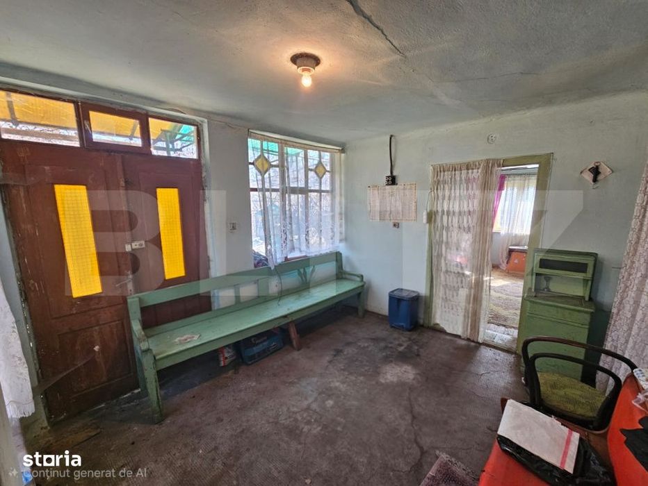 Casa 4 camere, teren generos de 3.800 mp,  Magina, comuna Aiud