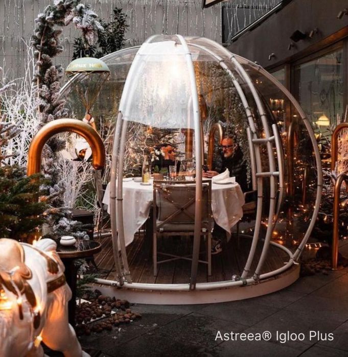 Дворна беседка тип иглу с поликарбонат за всеки сезон 10%