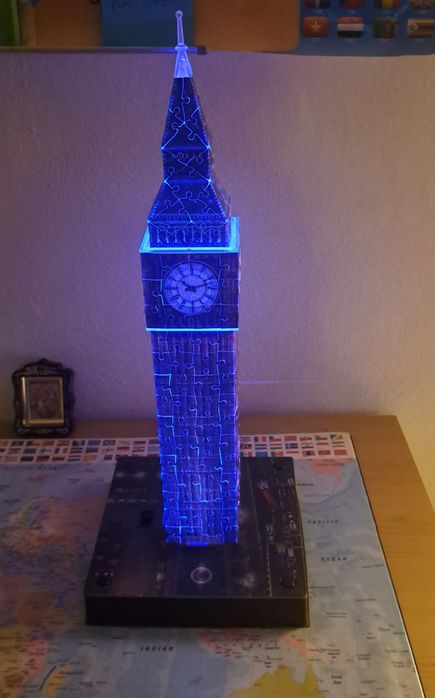 Puzzle  3D: Big Ben. Ediție luminoasă