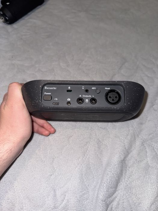 Kit studio microfon,placa audio,casti