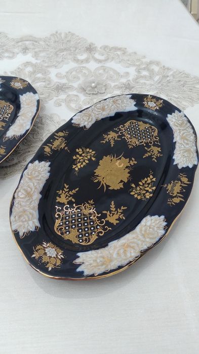 Aval tarelka (Ribnitsa) Hongli Ceramics brendi