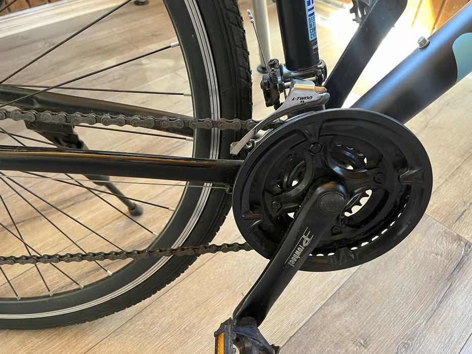 Bicicleta dama hibrid, munte, oras, 21 viteze Shimano, V-Brake