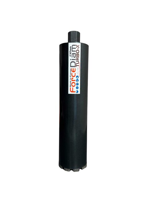 Carota diamantata pentru beton armat 117 mm ForceDiam TURBO-X 450 mm