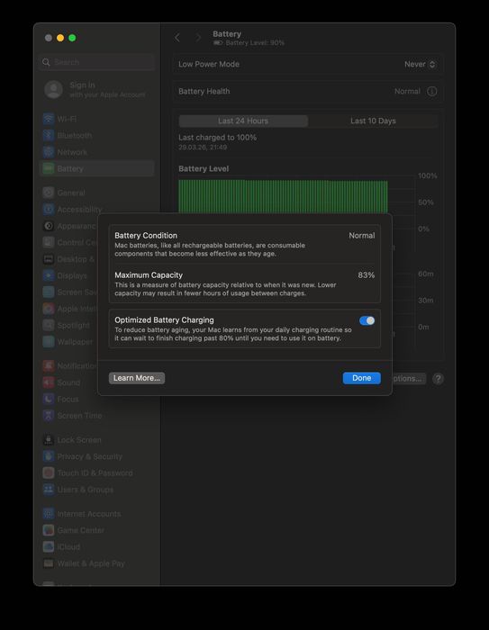 Продавам MacBook Pro 16″ 2021, M1 Pro 10 Cores, 16 GB, 16 core GPU