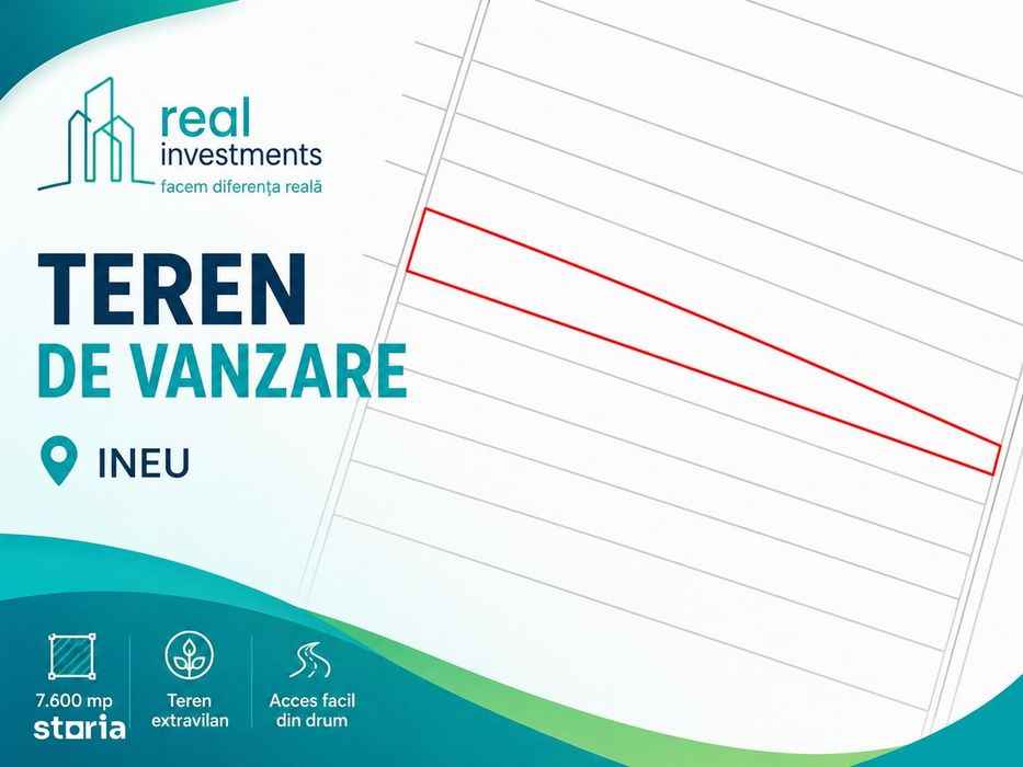 Vand teren extravilan Agricol 7600 mp dat in arenda Ineu ID: 45369