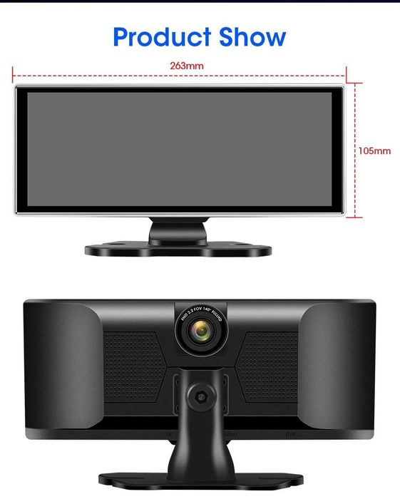 Тор 11.26" Carplay и Android Auto Навигация Видеорегистратор 4К