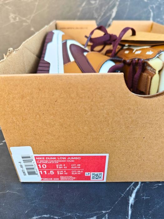 Adidași Nike Dunk Jumbo originali piele naturală casual