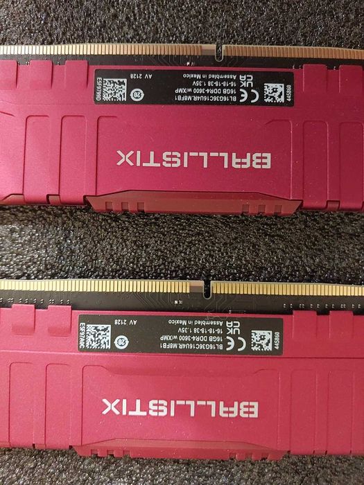 32GB DDR4 3600Mhz CL16 - Crucial BallistiX