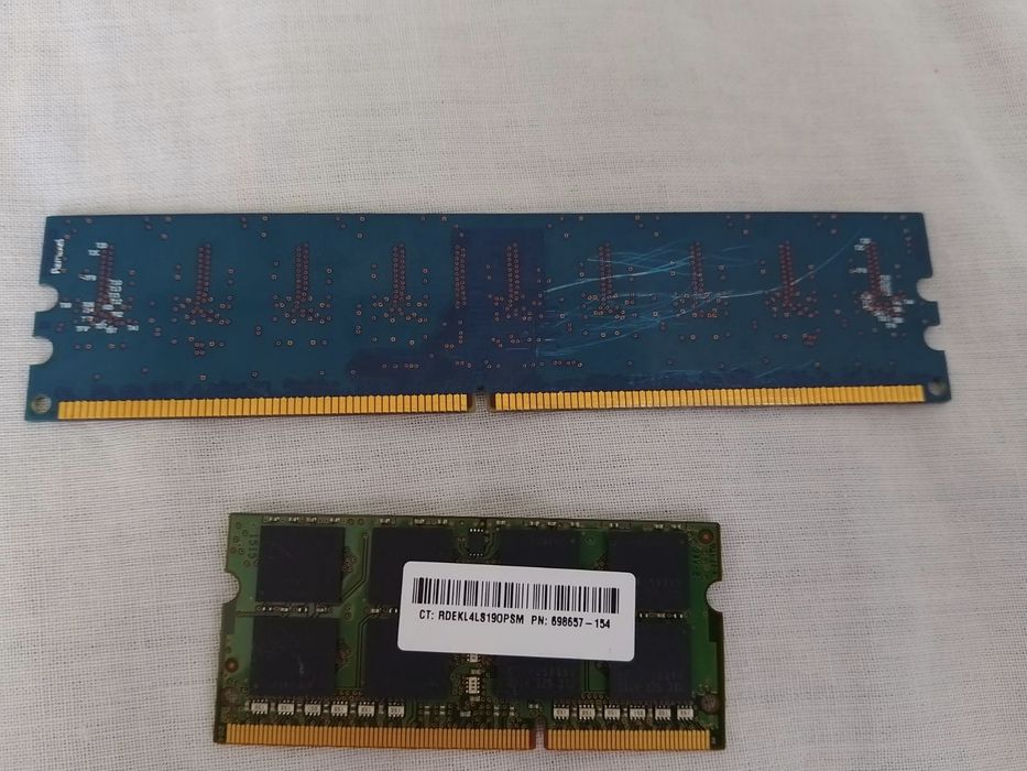 RAM ddr3 8gb + RAM DDR2 512mb